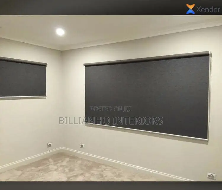 Pure Blackout Open Rail Roller Window Blinds