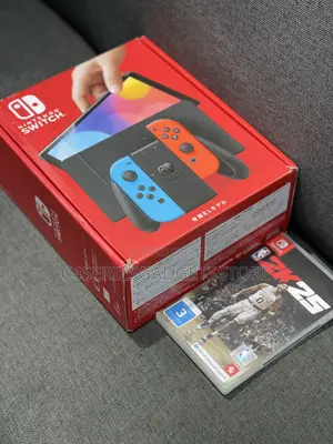 Open New Switch Oled With Nba 2k 25