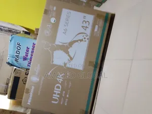 Brand New 43" Smart Tv With Free Wall Anger A6 Series Hud