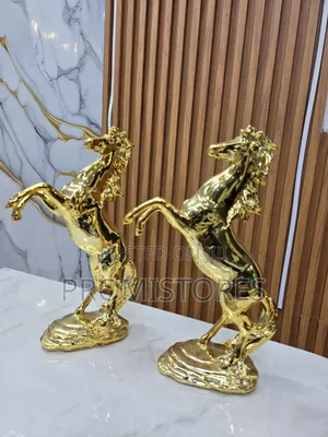 Gold Luxury Big Horse Figurine (30cm)