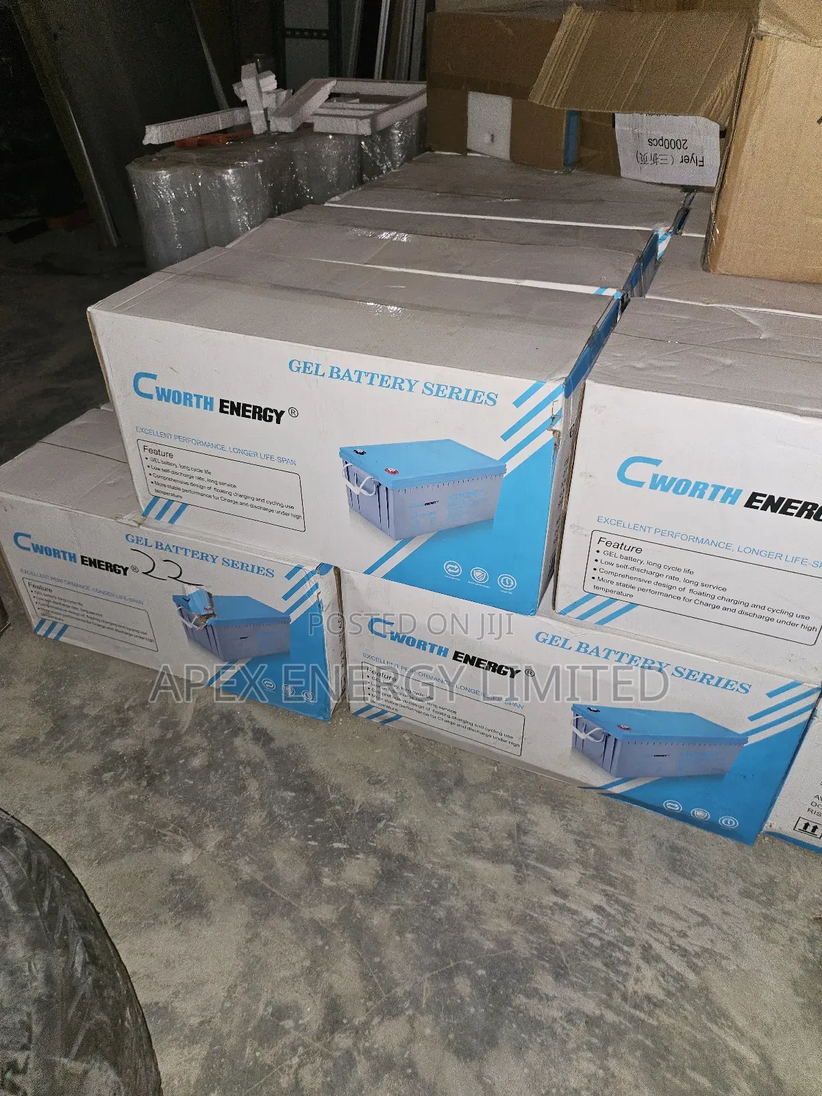 Cworth 200ah Gel Battery