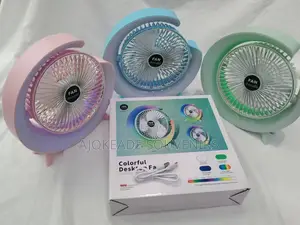 Colourful Desktop Fan Available