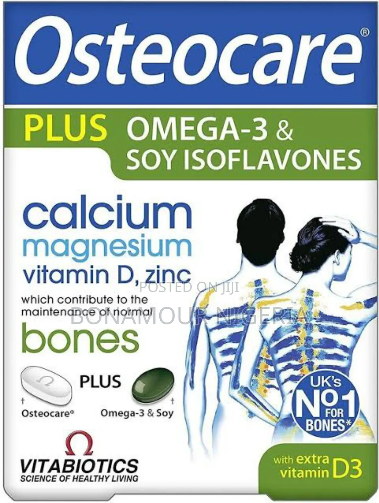 Osteocare Plus Omega-3 Soy Isoflavones X84 Tabs