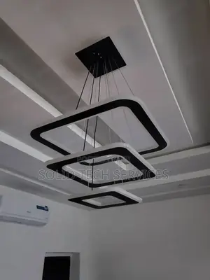 3 Step Led Square Chandelier