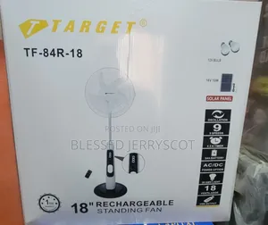 Target Fan 18inches  Solar Fan In Stock
