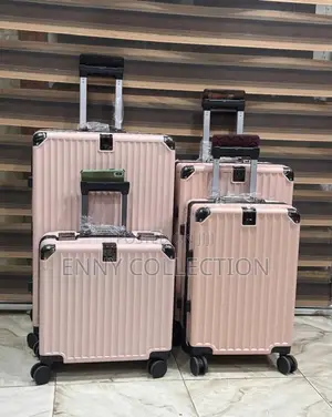 Luxury Set 4 Aluminum Imported Travel Bags