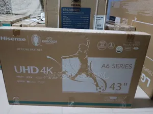 Original 43" Smart Hisense Uhd +Free Wall Anger, Netflix