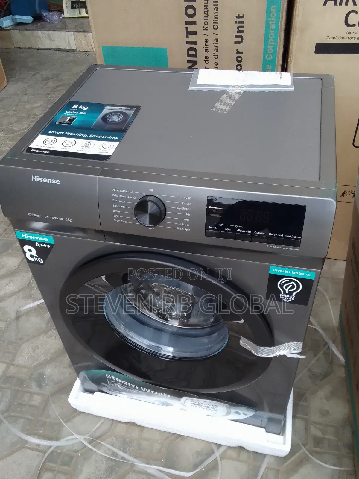 Hisense 8kg Front Loader Inverter Automatic Washing Machine