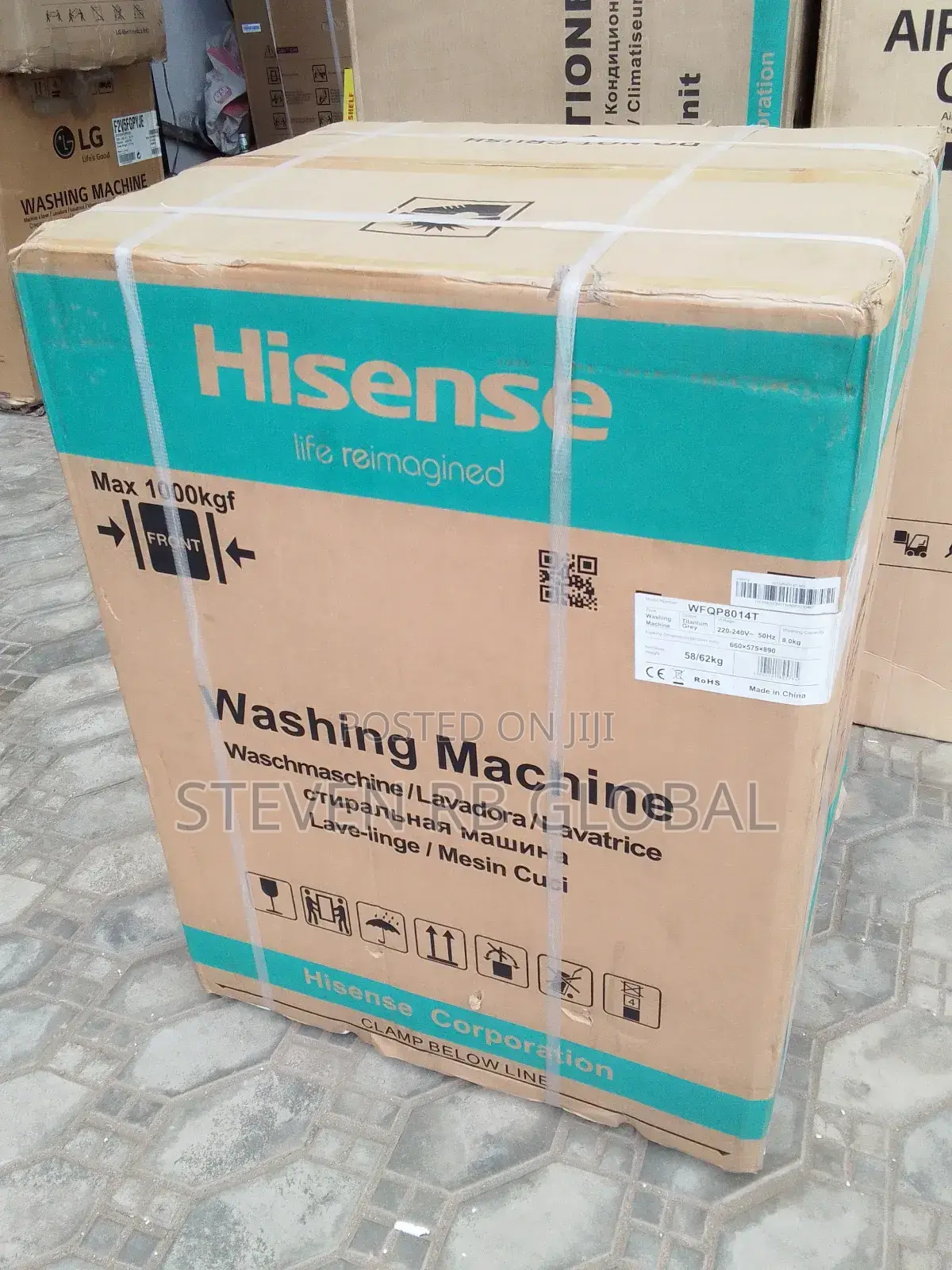 Hisense 8kg Front Loader Inverter Automatic Washing Machine