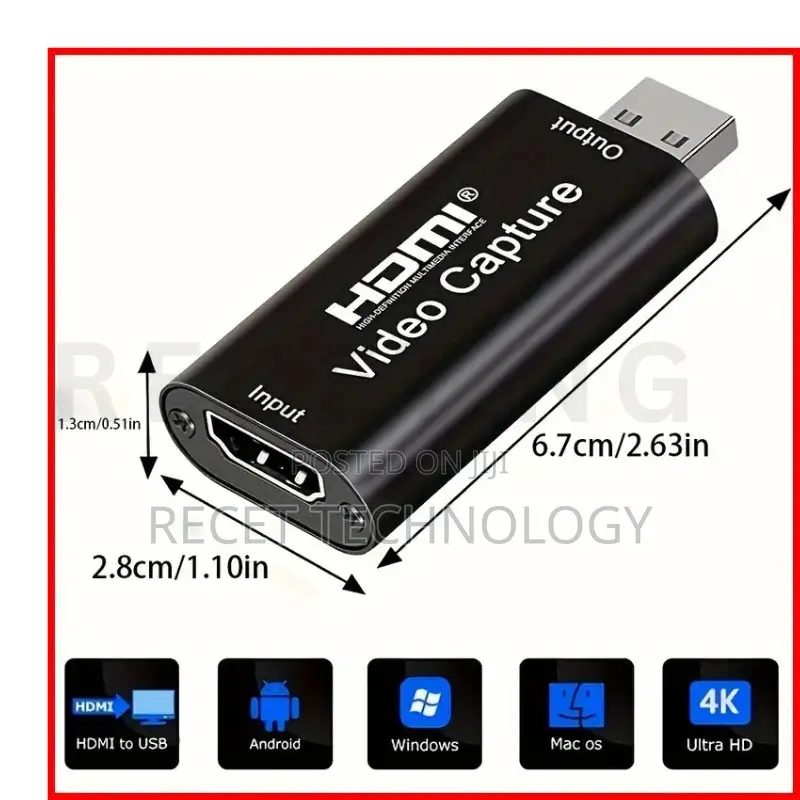 Ompact HDTV Video Capture Card - Plug Play