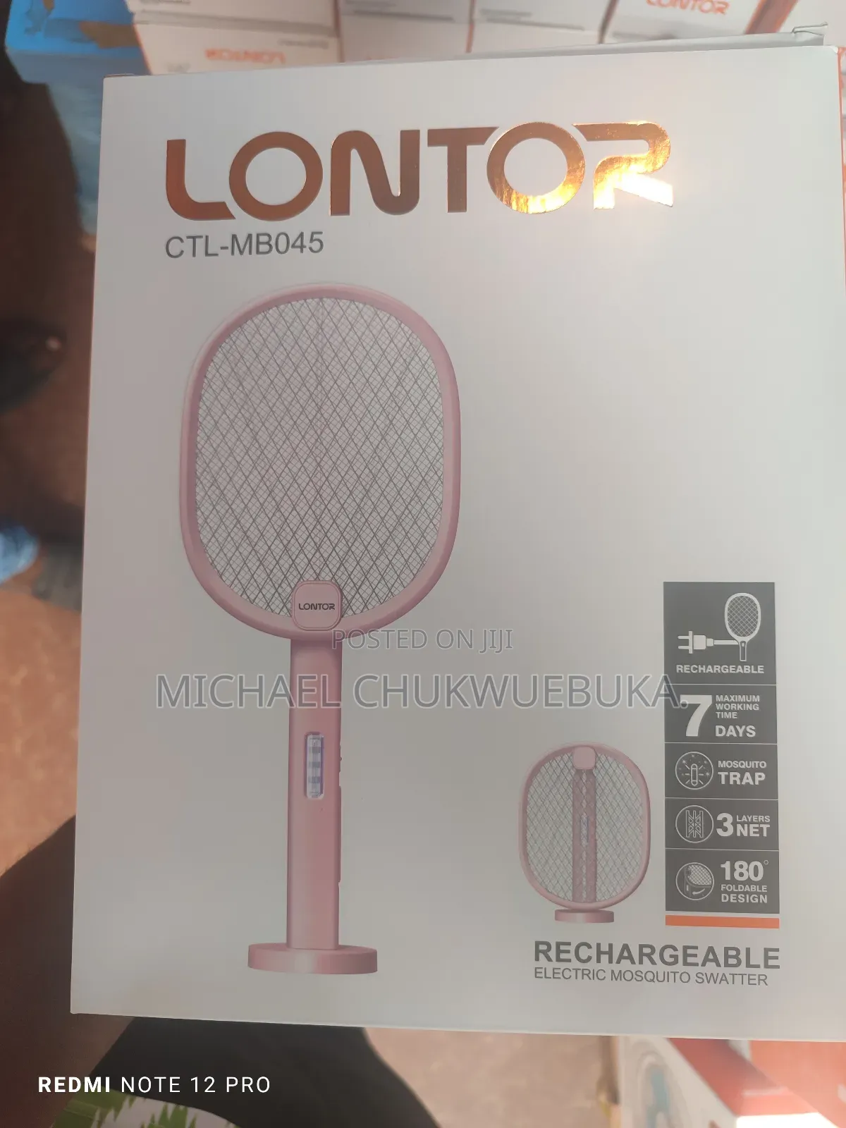 Lontor Rechargeable Mosquito Bat
