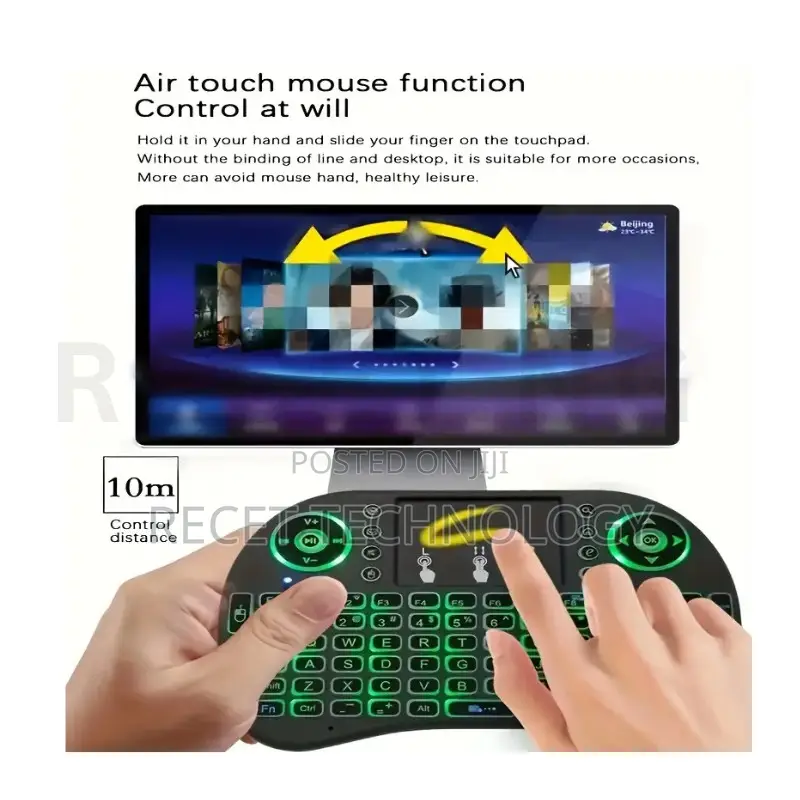Mini Wireless Keyboard With Air Mouse Touchpad