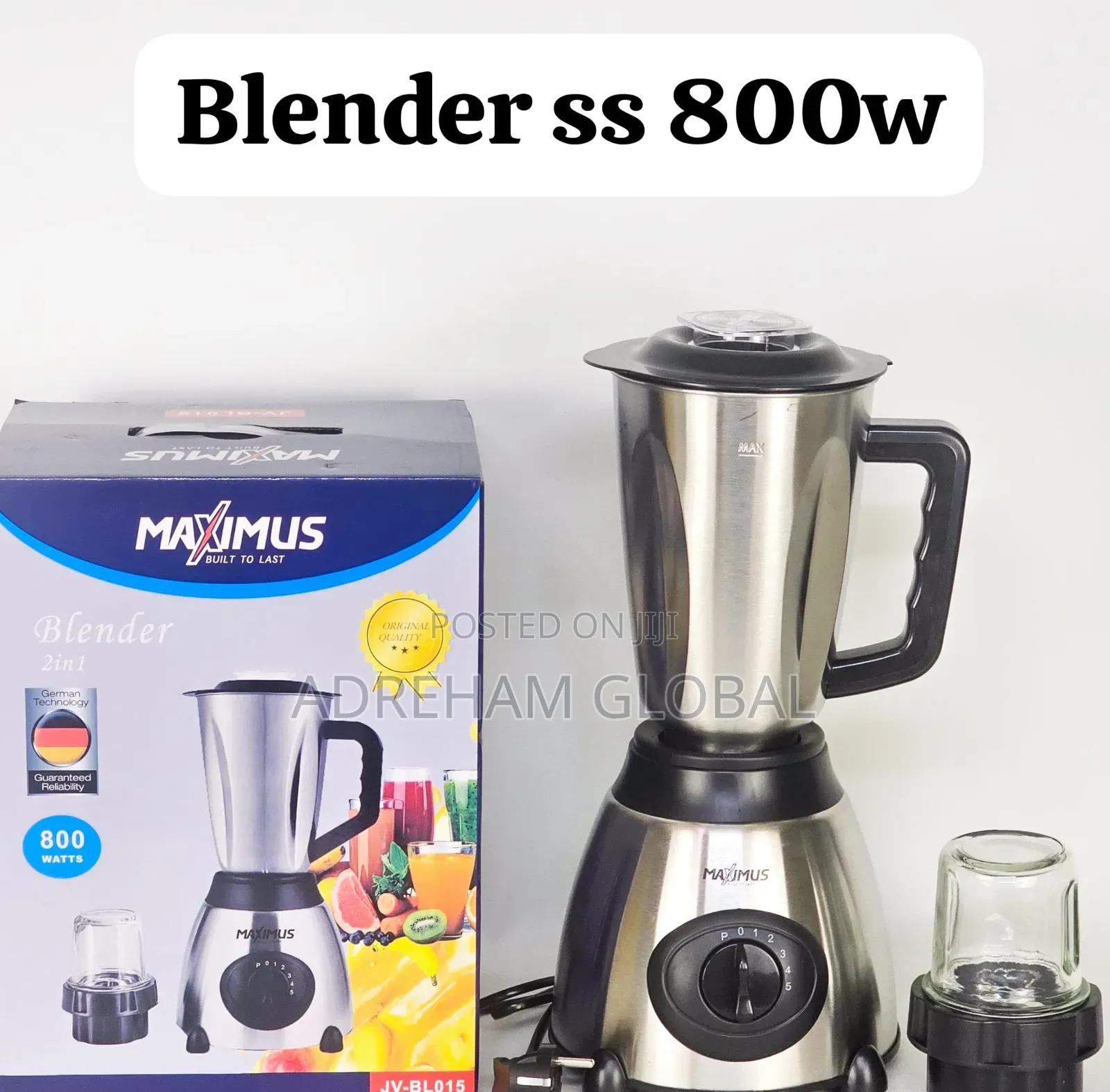 Maximus Stainless Blender 800w