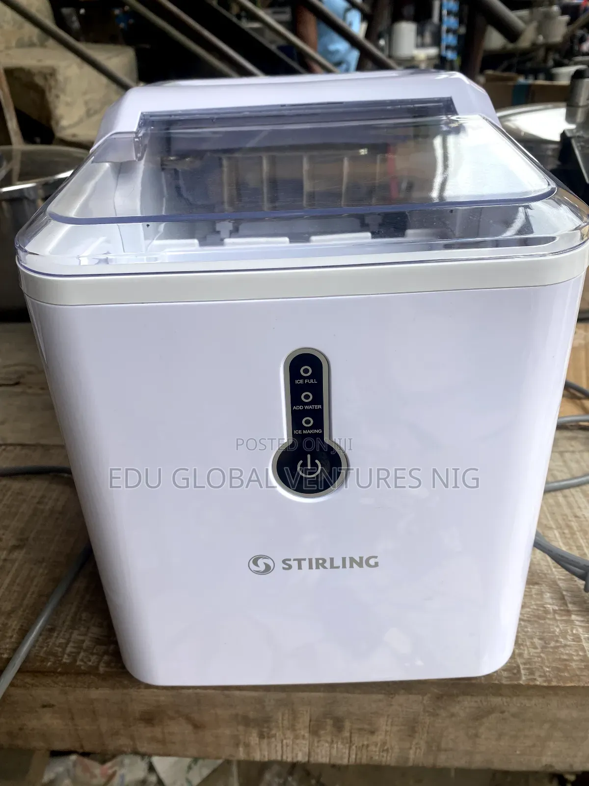Stirling Ice Cube Machine,1.5litres 9 Hollow Ice Cubes Maker