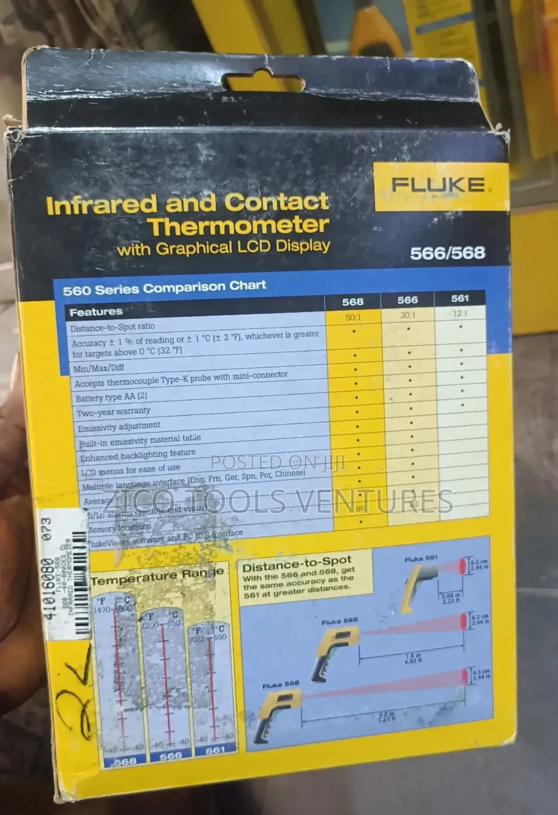 Fluke 568 Infrared and Contact Thermometer