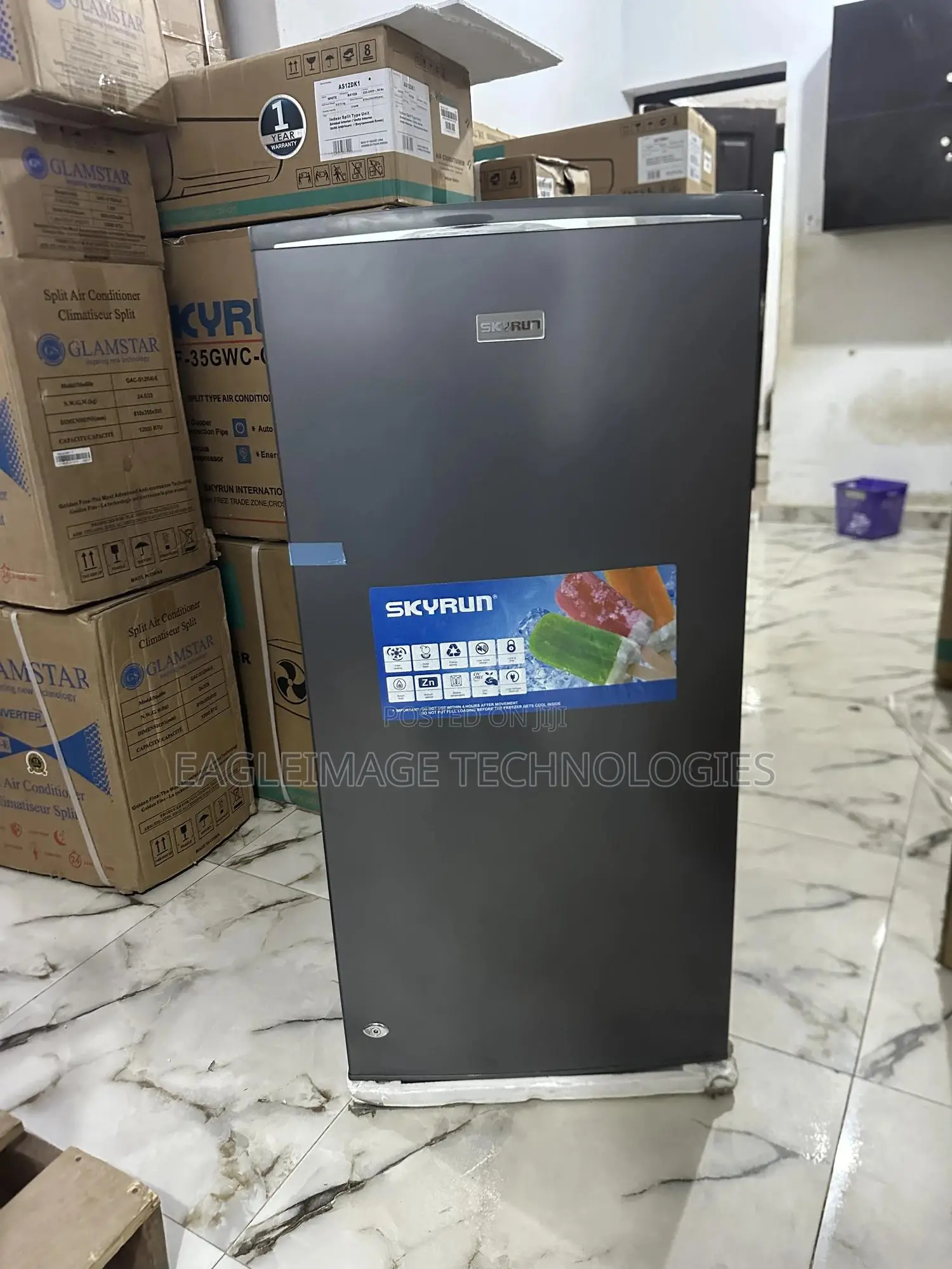 Refrigerator Tech Skyrun 160l BCD-160hc Auto Cool System