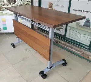 Mobile Training Desk With Collapsible Top