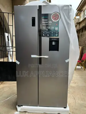 Hisense 516l Side-by-Side Refrigerator With Water Dispenser