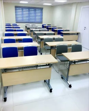 Photo - Mobile Training Desk With Collapsible Top