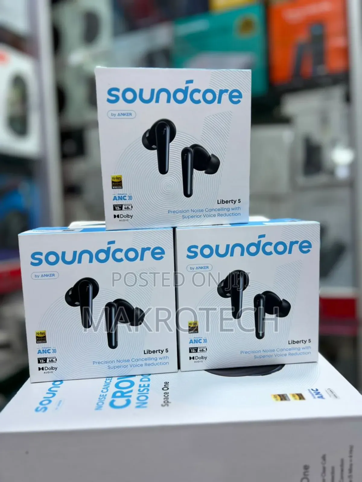 Soundcore Liberty 5 , Noise-cancelling Wireless Earbuds,