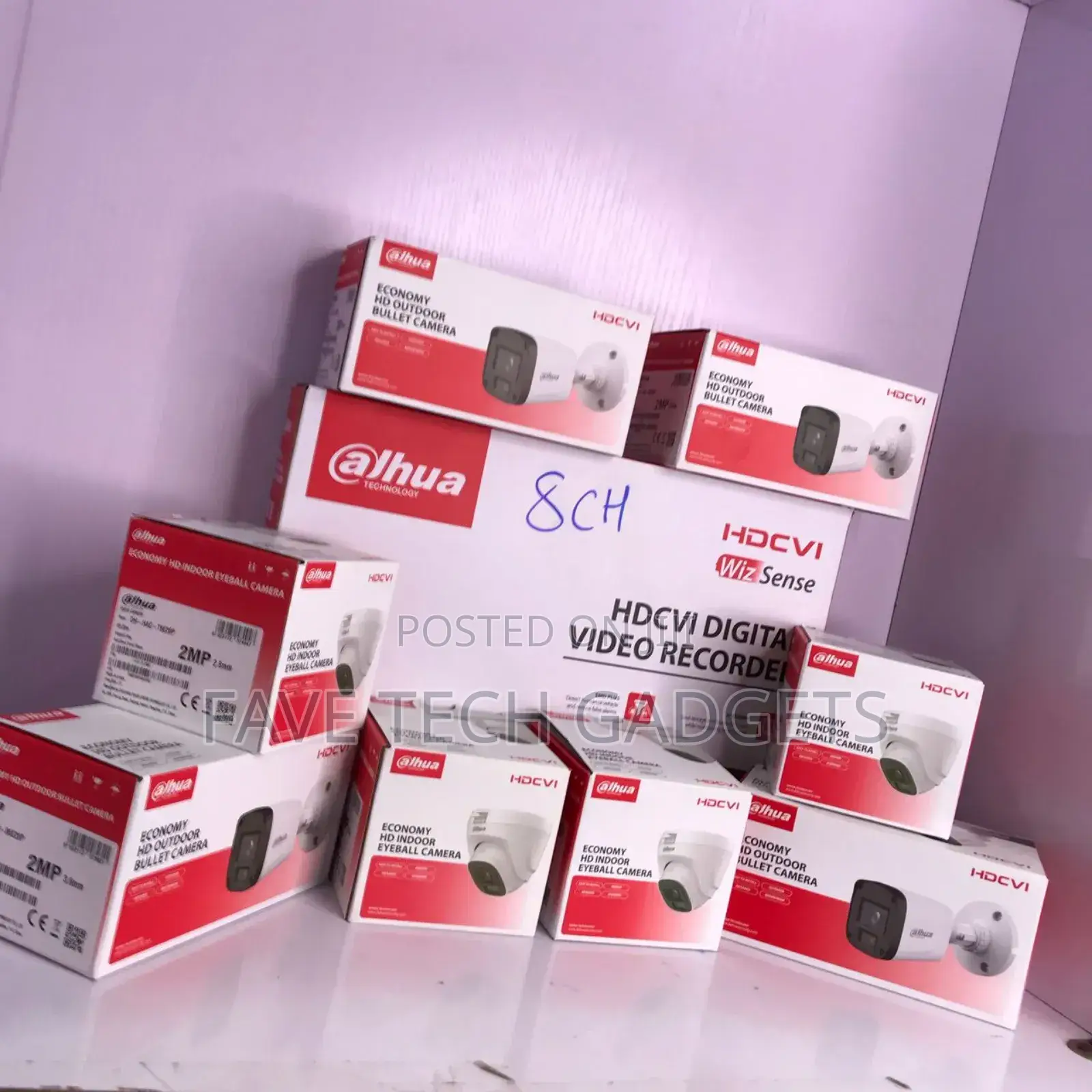Dahua 8 Channel Dvr+ 8 Camera