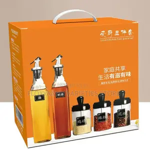 Oil Bottle and Spice Jar