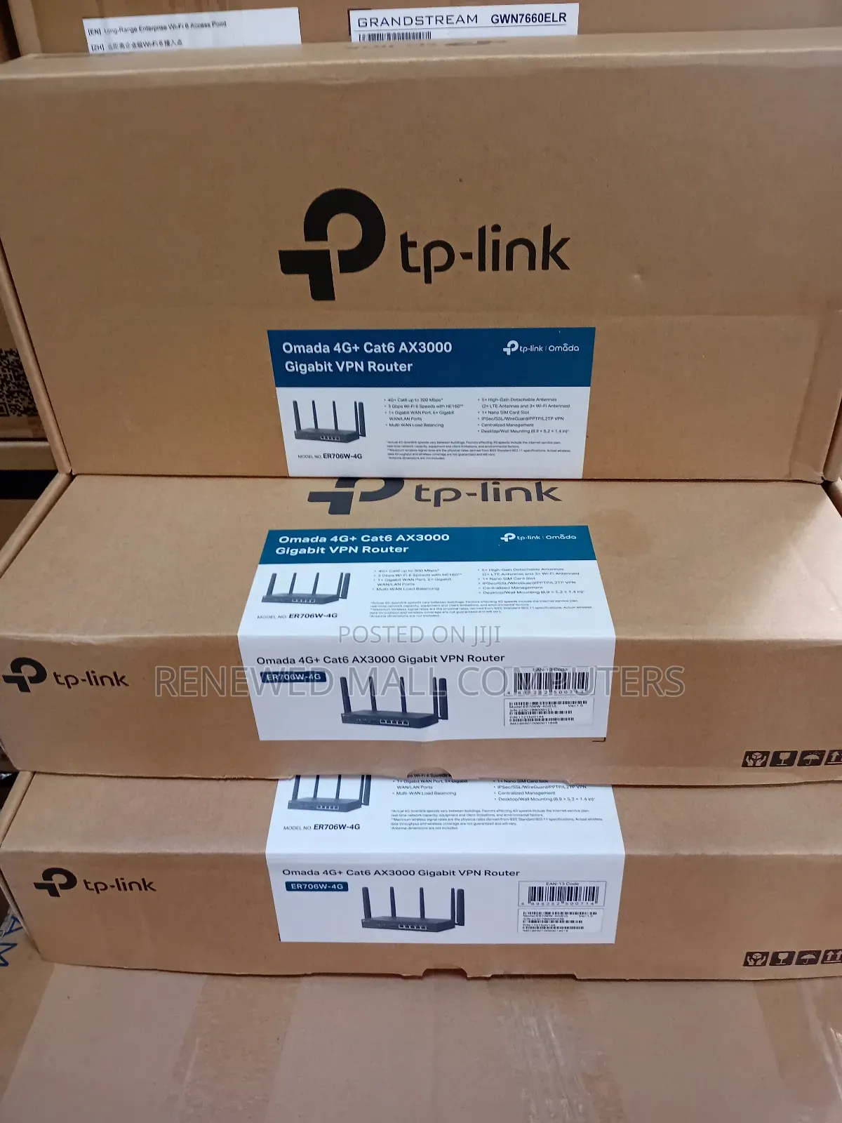 Tp-Link Gigabit VPN Router 4g+ Cat6 Ax3000