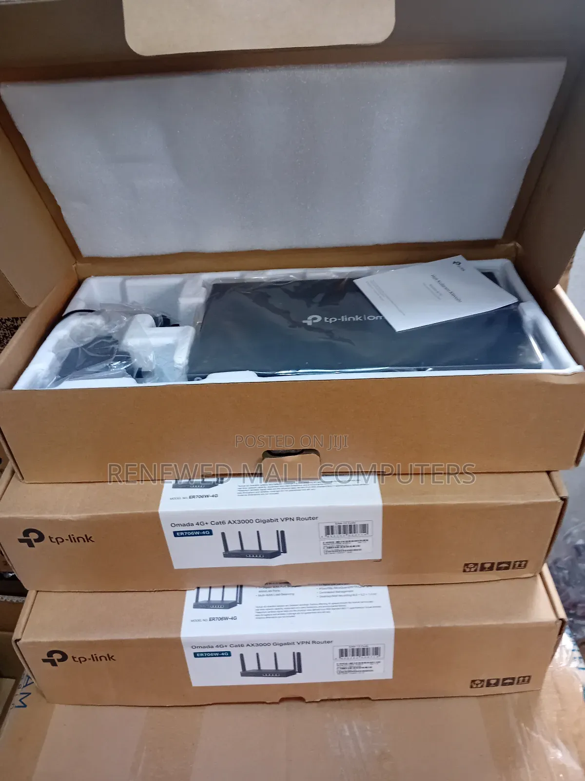 Tp-Link Gigabit VPN Router 4g+ Cat6 Ax3000