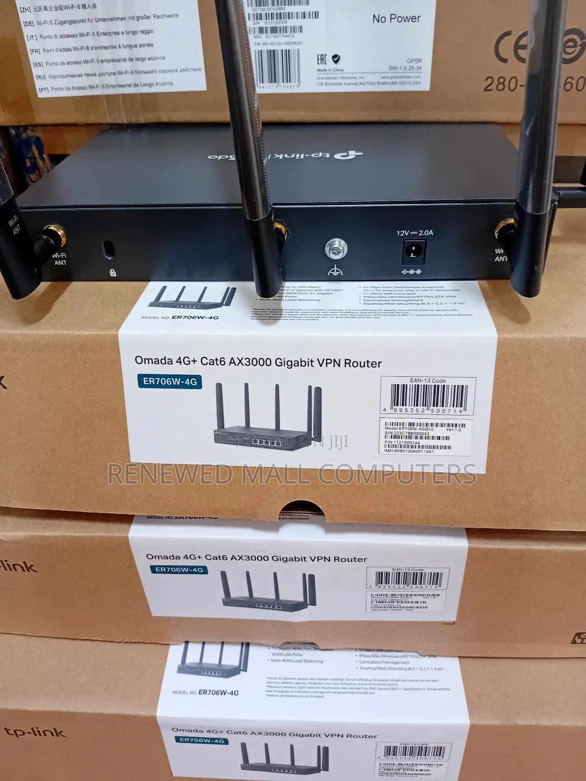 Tp-Link Gigabit VPN Router 4g+ Cat6 Ax3000
