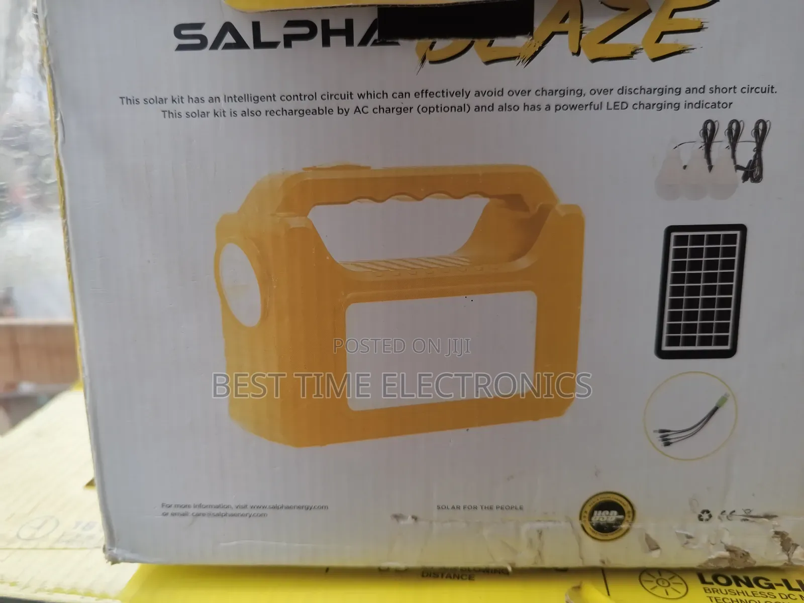 Salpha Blaze Portable Solar Light Kit