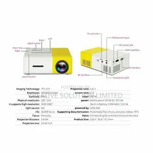 Portable Mini Led Projectors Full 3d Hd 1080p Hdmi Usb