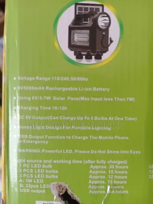 Quality Gdlite Portable Solar Light System