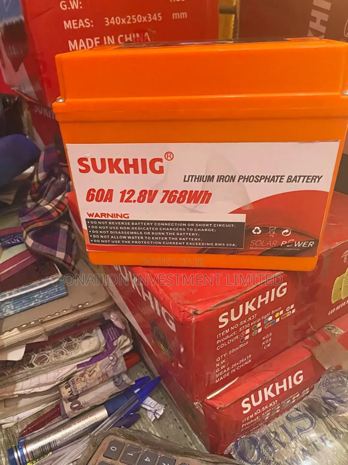 60ah 12.8v Sukhig Lithium Battery