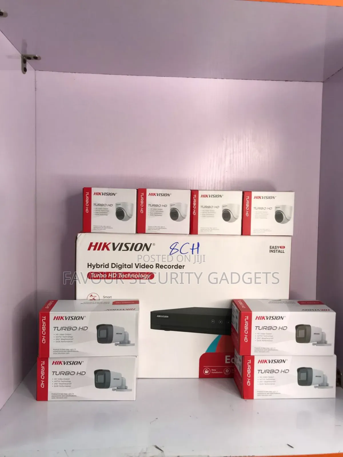 Hikvision 8 Channel Dvr+ 8 Cameras