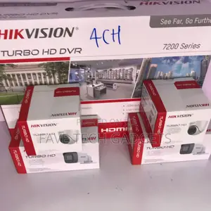 Hikvision 4 Channel Dvr+ 4 Camera