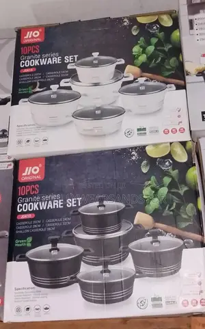10pcs Granite Non Stick Cooking Pot