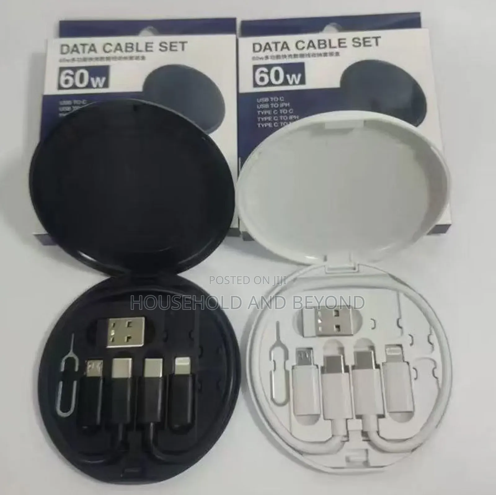 Multifunction 60w Data Cable Set All in One Charging Set