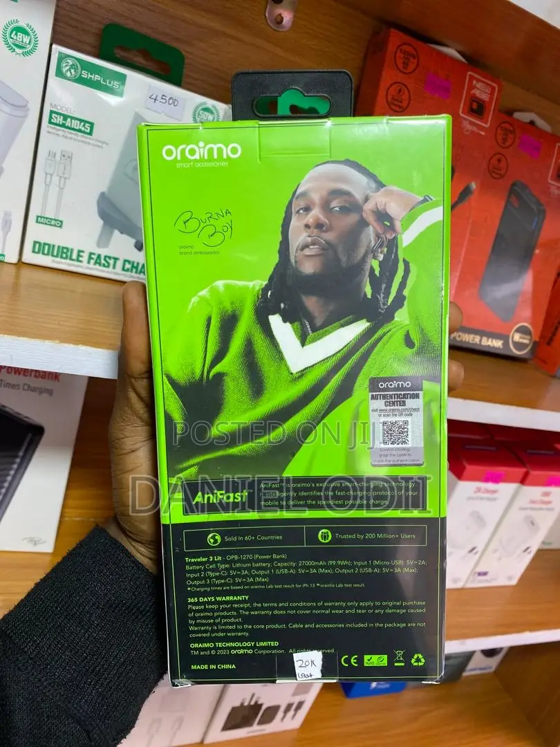 Oraimo Power Bank 27mah