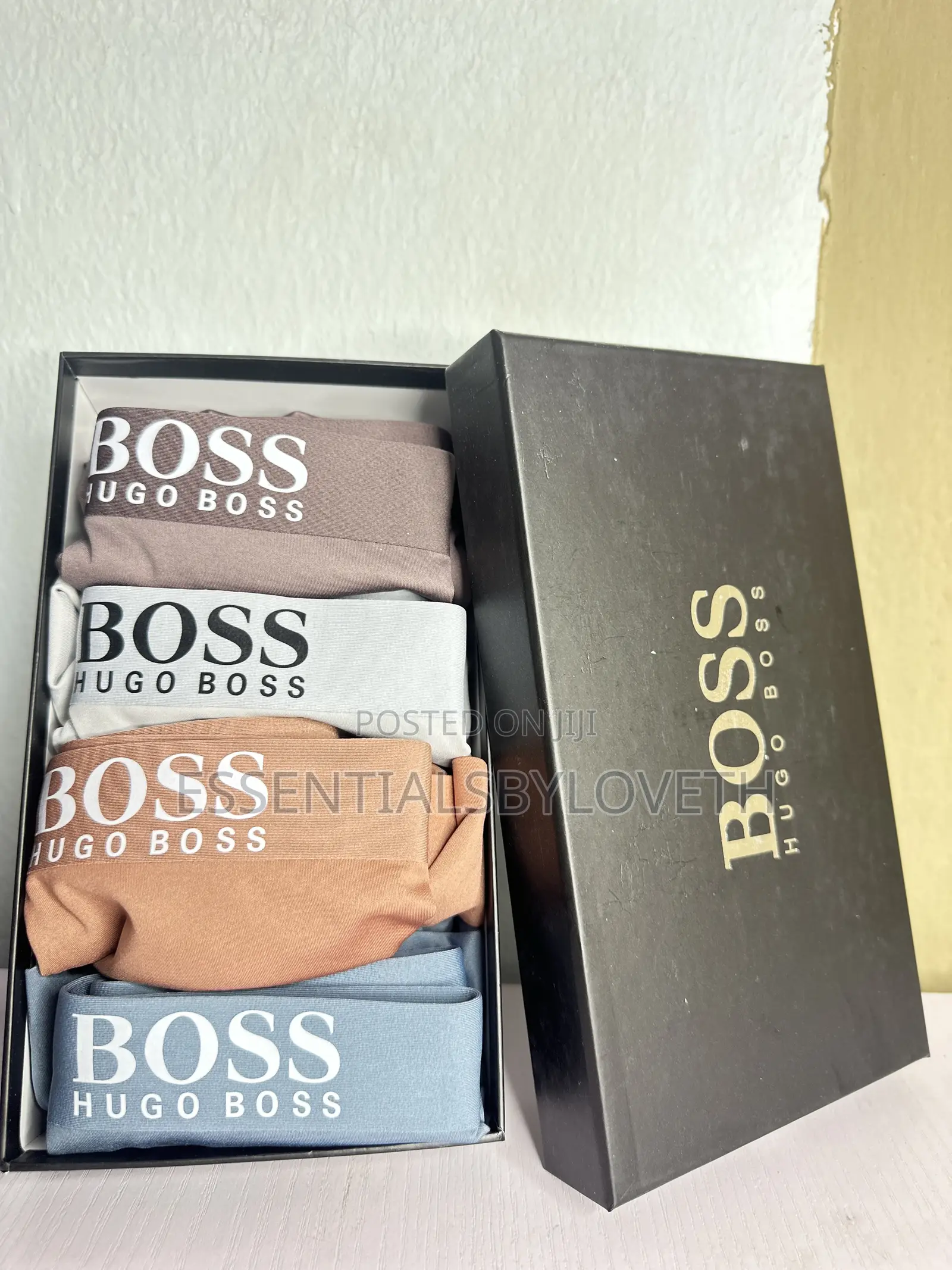 Hugoboss 4 in a Pack Boxer