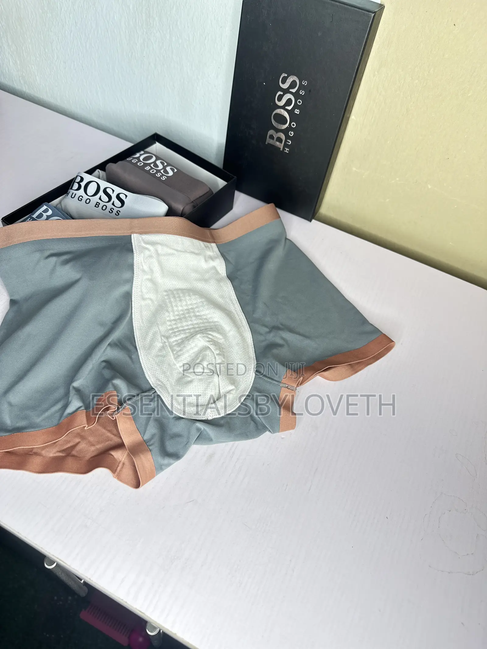 Hugoboss 4 in a Pack Boxer