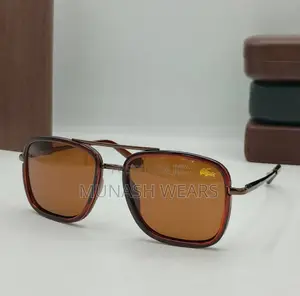 Men Classic Lacoste Glasses Availab in Dark Brown and Black