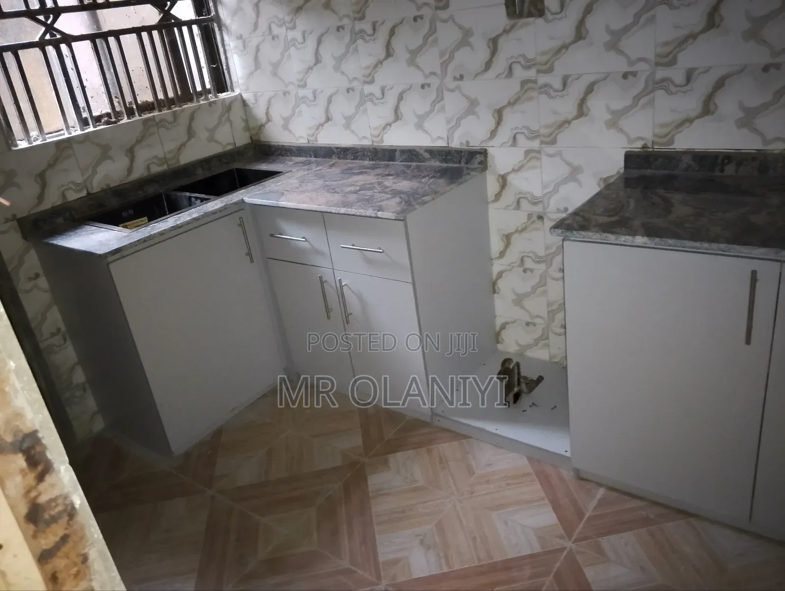 Grey Kitchen Cabinet