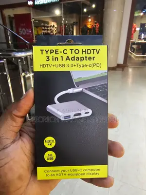 Type-c To Hdtv 3-in-1 Adapter
