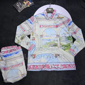 Casablanca Shirt S-5xl Vintage Multi Green