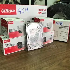 Dahua 4 Channel Complete Kit With 100m Cable