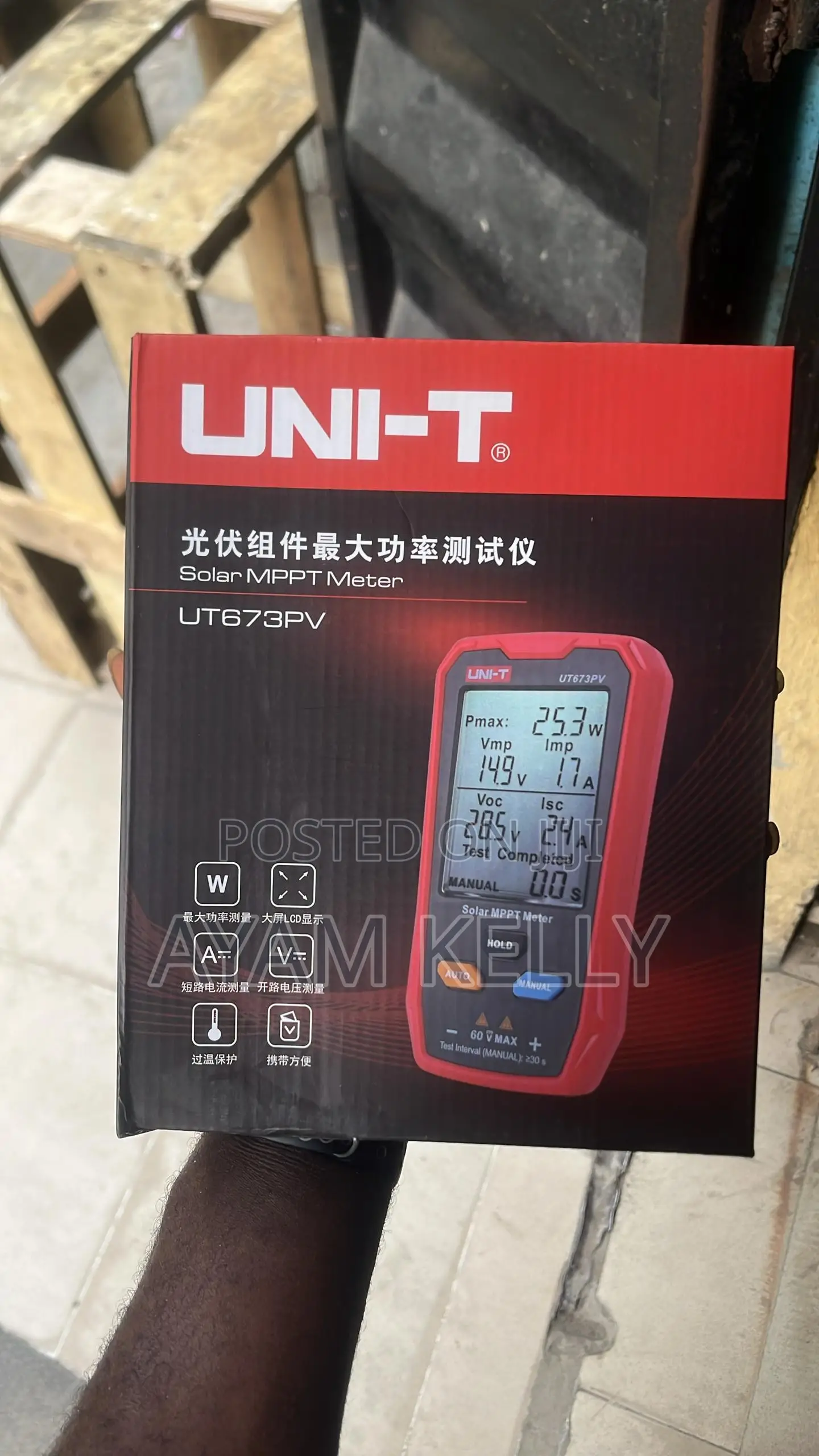 Uni-T Solar MPPT Meter Model-Ut673pv