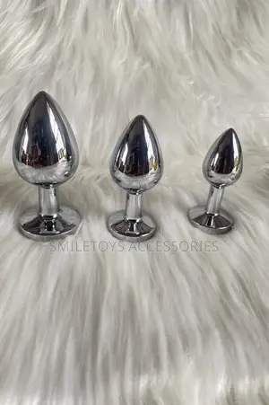Stainless Silver Anal Plug
