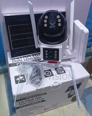 Dual Lens Solar Powered Camera