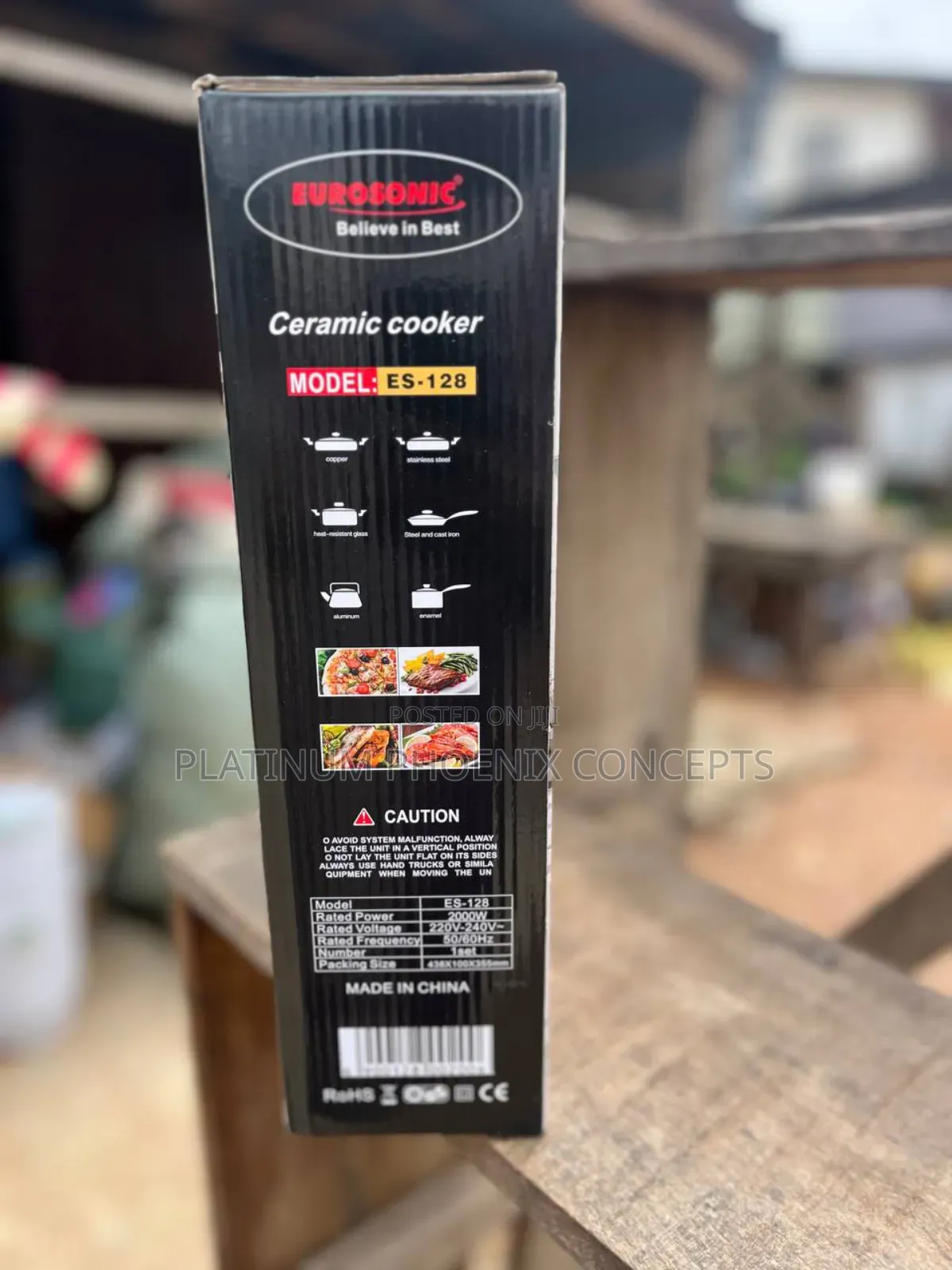 Single Face Eurosonic Infra Red Cooker