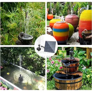 Usa 180l/H Solar Panel Powered Water Feature Pump Garden